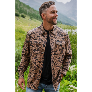 Cotton Twill Button Up - LS - Gauge Camo