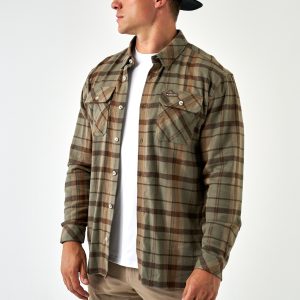 Flannel Shirt - Timber Brown