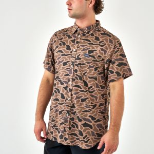 Performance Button Up - Gauge Camo