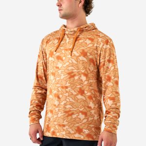 Performance Hoodie - Orange Texas Camo