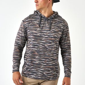 Performance Hoodie - Tiger Stripe Camo - Wetland