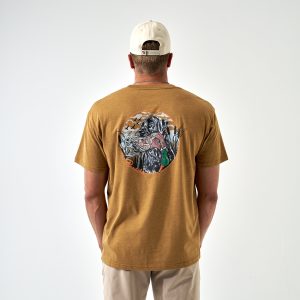 Short Sleeve Tee - Duck and Dog - Light Brown