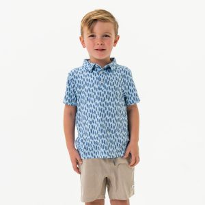 Youth Performance Polo - Bluebonnets