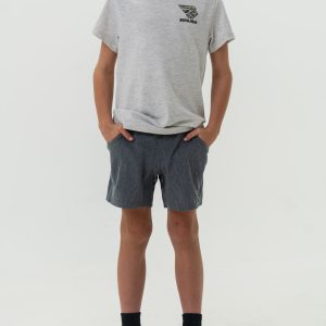 Youth Athletic Short - Grizzly Grey - Deer Camo Liner