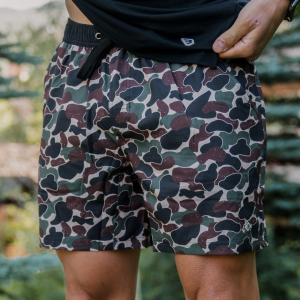 Athletic Short - Throwback Camo - Black Liner