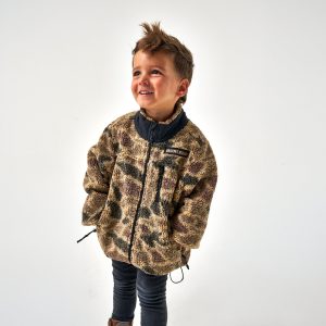 Youth Sherpa - Full Zip Jacket - Rocky Mountain Camo